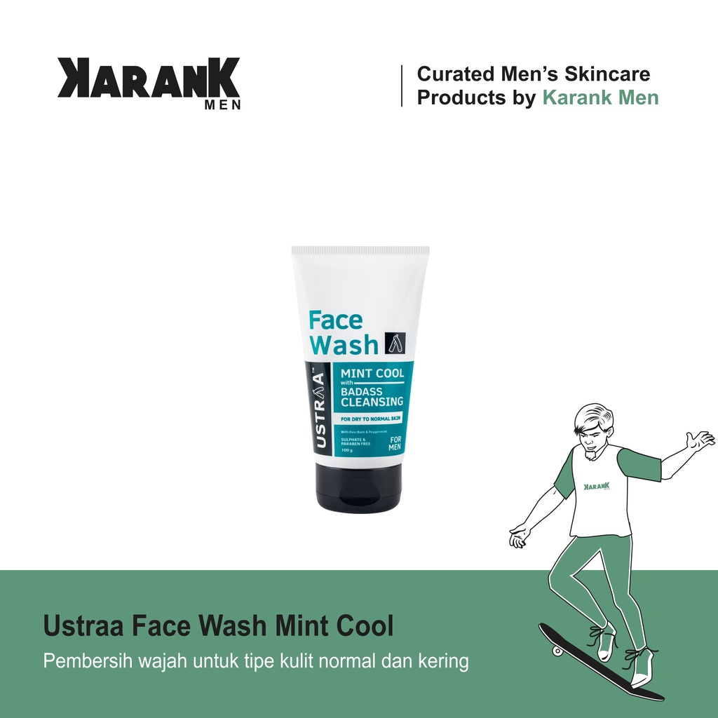 Sabun Pembersih Wajah Pria Untuk Kulit Kering Atau Normal / Pembersih Wajah Pria / Skincare Cowok / 