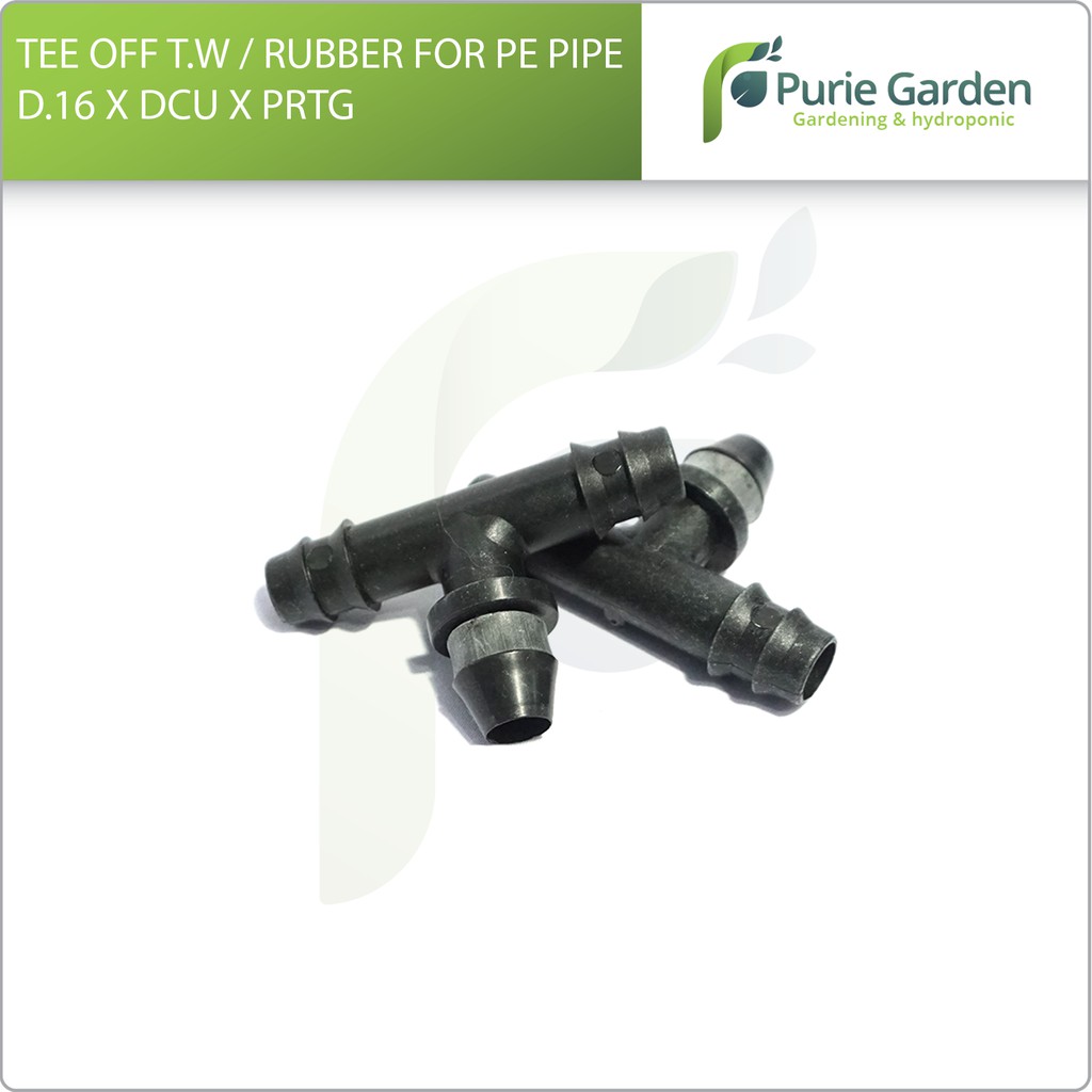 Tee Off T.W Rubber For Pipe D. 16 x DCU x PRTG Irritec