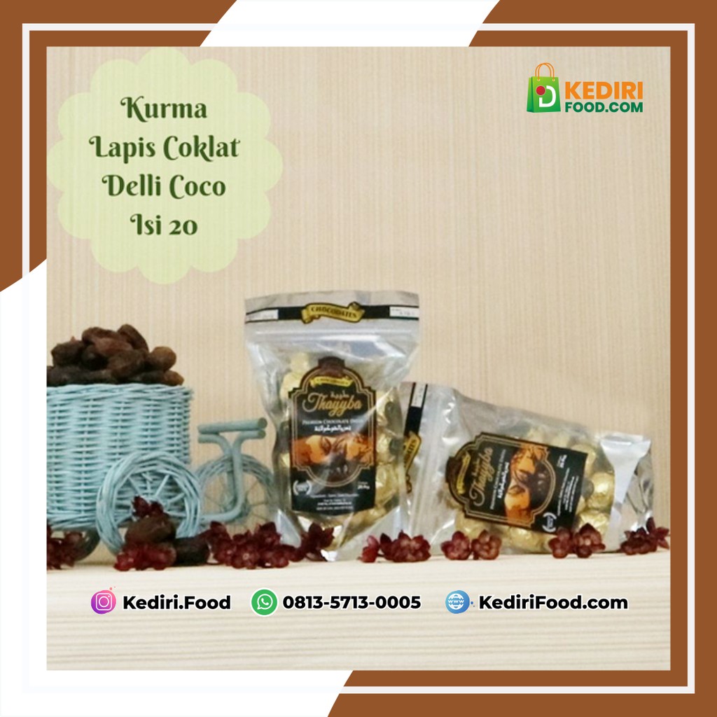 

Kurma Lapis Coklat Delli Coco Isi 20 | Kediri Food oleh-oleh haji dan umroh kediri