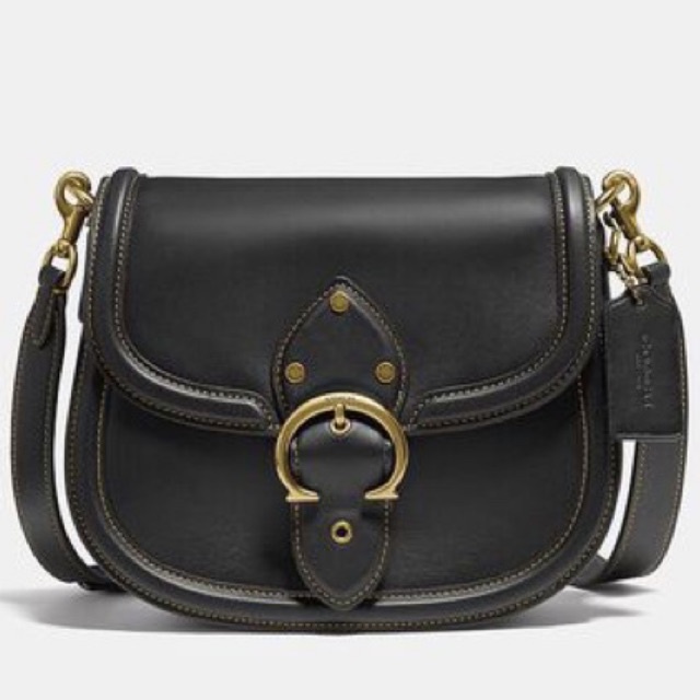 Coach Beat Saddle Bag Black(C0749)