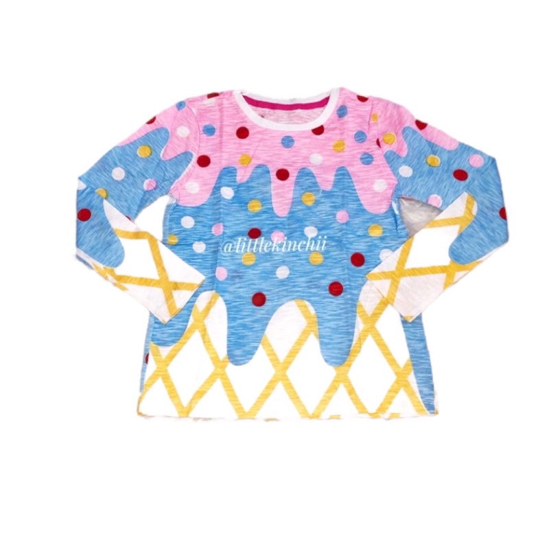 Ice cream/ice cream tee/kaos ice cream/kaos motif anak/kaos anak murah/baju ice cream