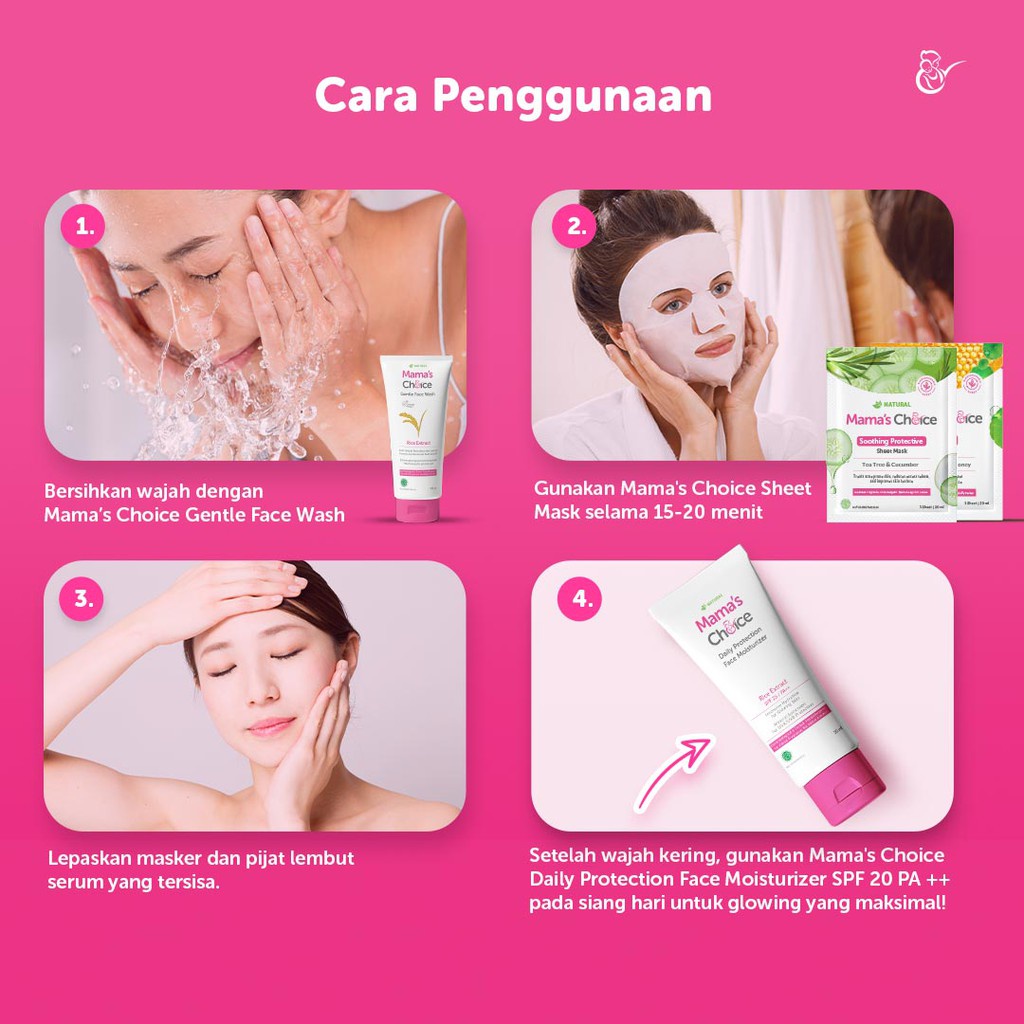 Mama's Choice Sheet Mask Soothing Protective &amp; Revitalizing Mask  - Masker Wajah By Lidyamomnbaby