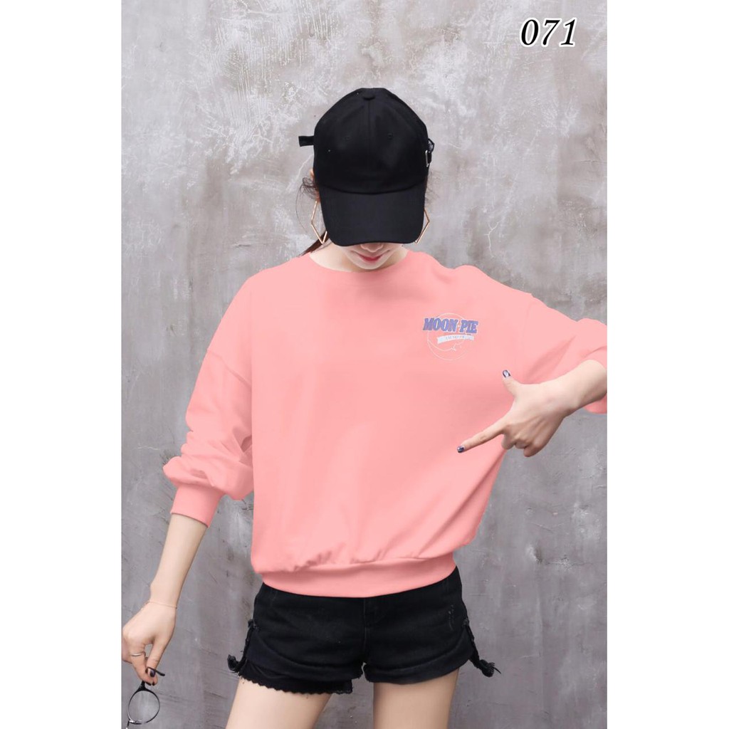 SWEATER KAOS  LENGAN PANJANG WANITA IMPORT REMAJA  PREMIUM 