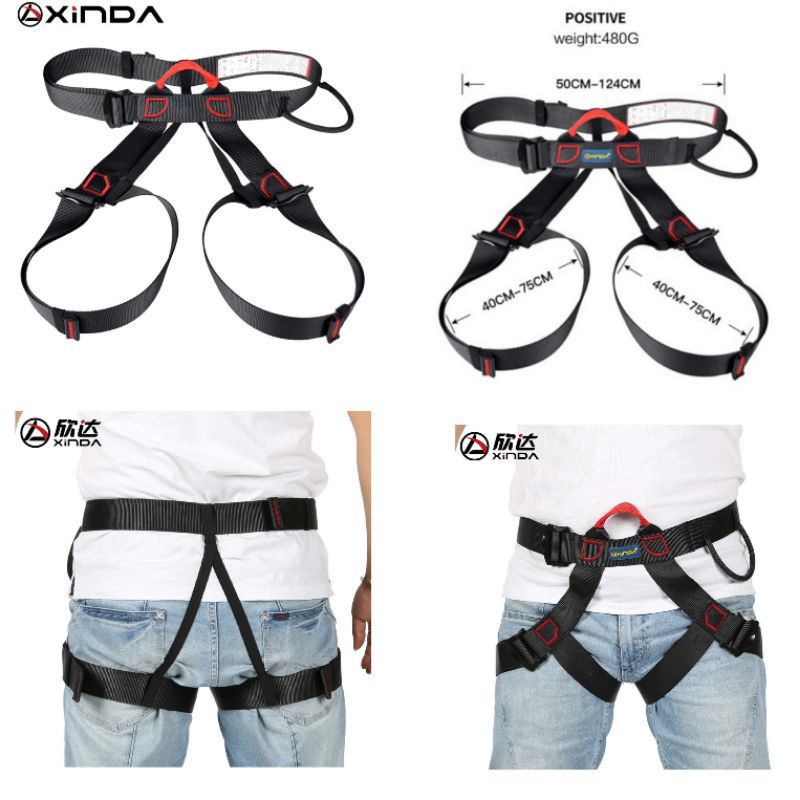 Harness Safety Belt Body Half Body Safety Harness Survival Rock Climbing