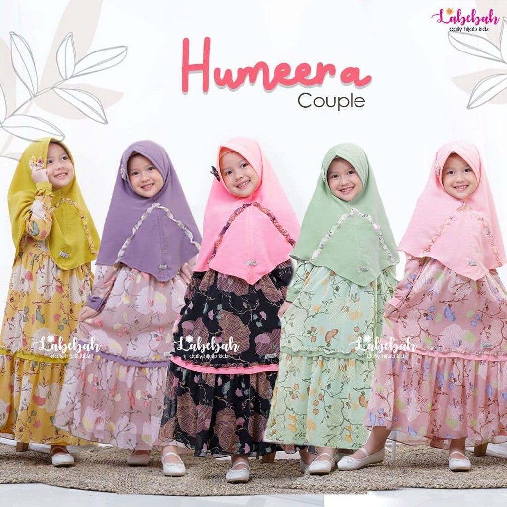 Gamis anak & dewasa Humeera series by paku payung