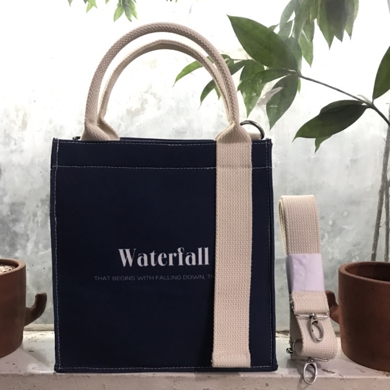 Tas Kanvas Inisial / Totebag Kanvas / Tote Bag Kanvas Nama / Tas Canvas Custom / Tas Custom