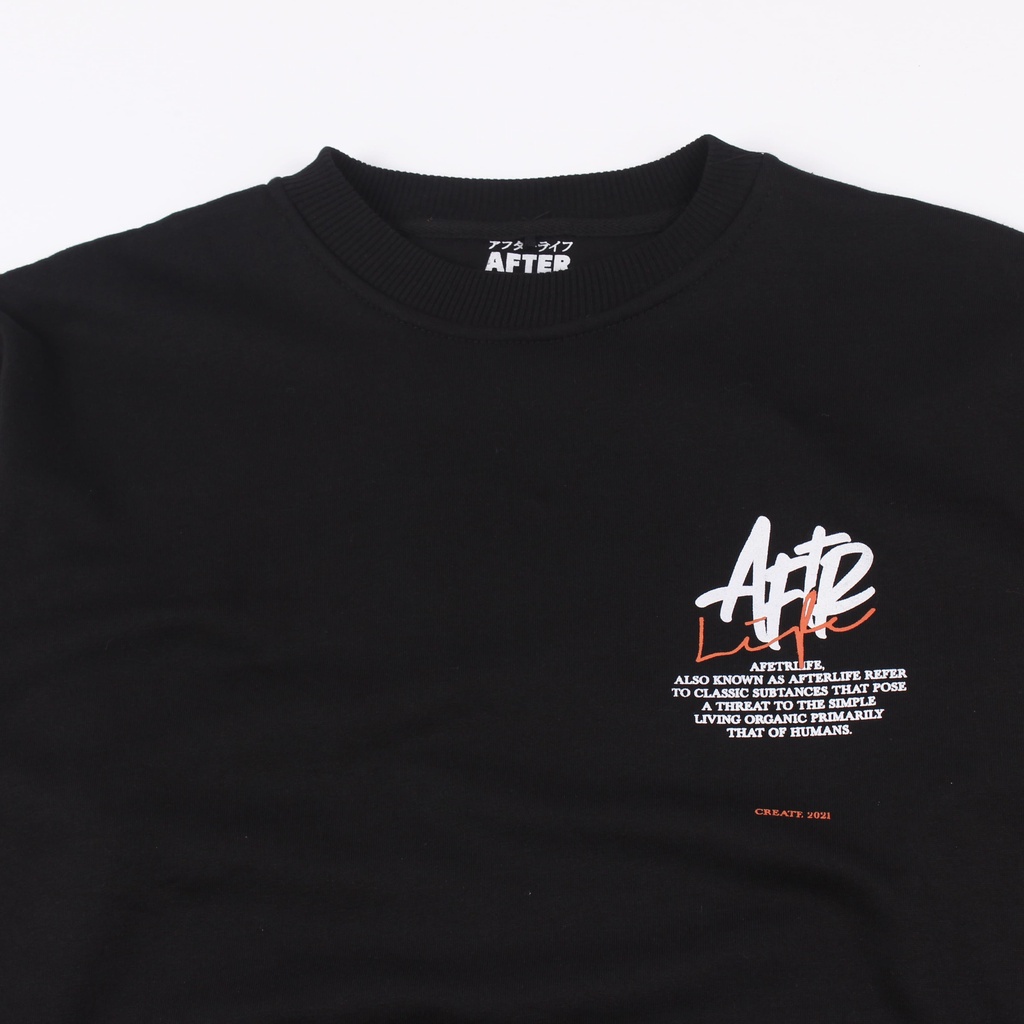 AFTERLIFE - Crewneck Undecided Black | 21029