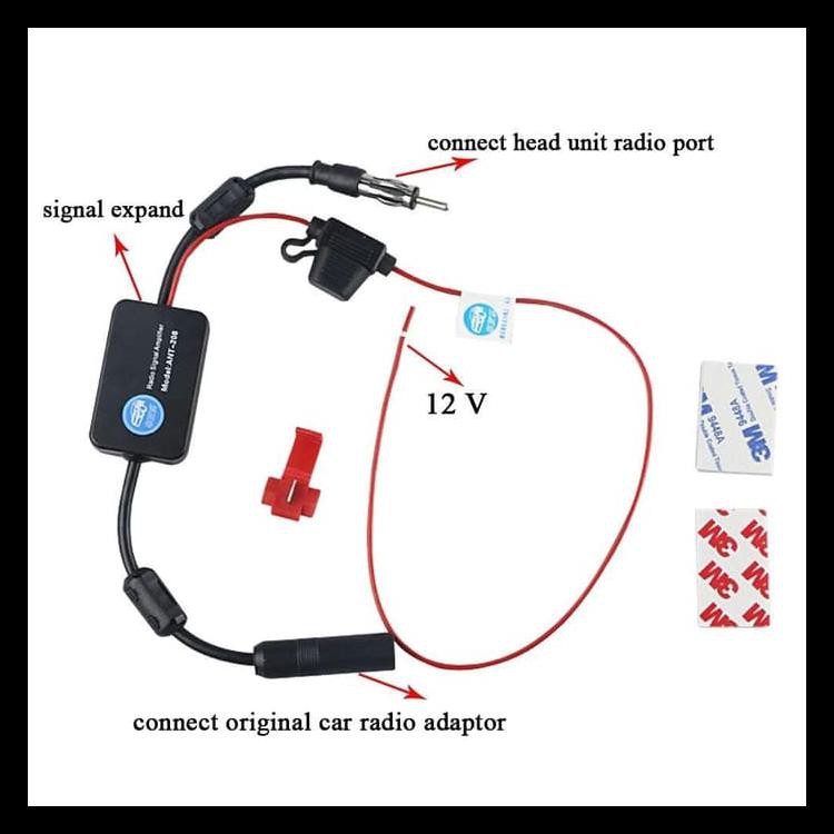 Signal Booster Radio Fm Penguat Sinyal Antena Mobil Terlengkap Shopee Indonesia