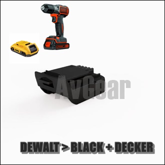 Adapter Black + Decker | Dewalt ke Black + Decker