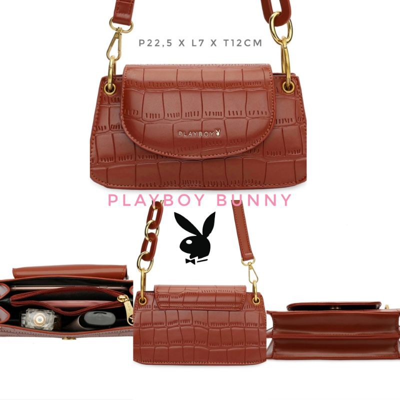 Tas Playboy Bunny Ladies PV.L Sling Bag (100% Original)