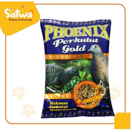 MAKANAN PAKAN BURUNG PERKUTUT PHOENIX PERKUTUT GOLD ANTI STRESS GLDPKT