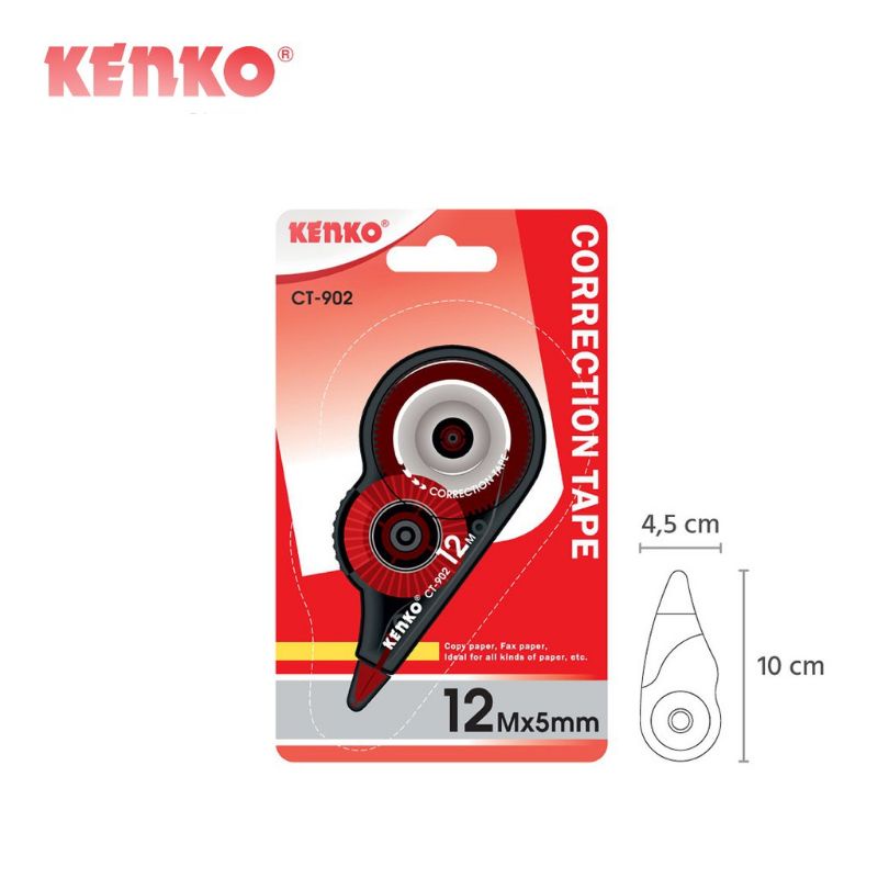 

KENKO CORRECTION TAPE / PITA KOREKSI / KOREKSI PENA CT-902 (12 M x 5 Mm)