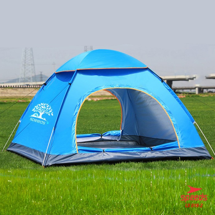 SPEEDS LX 018-2 TENDA CAMPING KEMPING KEMAH KAPASITAS 4-5 ORANG WATERPROOF OTOMATIS