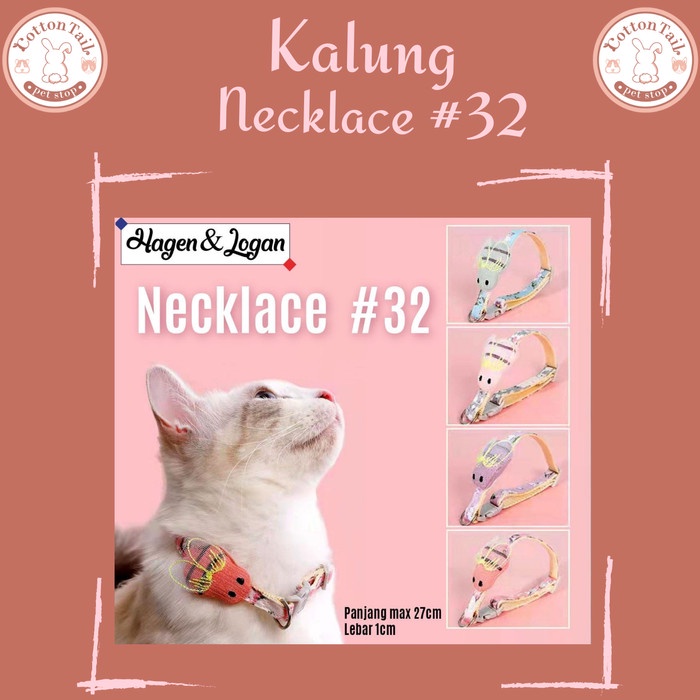 Kalung Anjing / Kucing Collar Murah Necklace 32