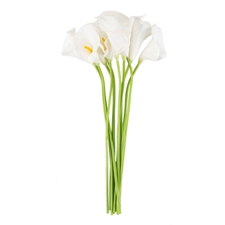Buket 10 Kepala Bunga Calla Lily Model Imitasi Bahan Latex ...