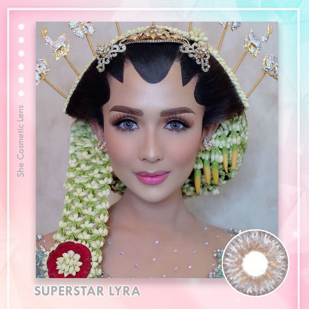 Superstar Lyra softlens warna bulanan
