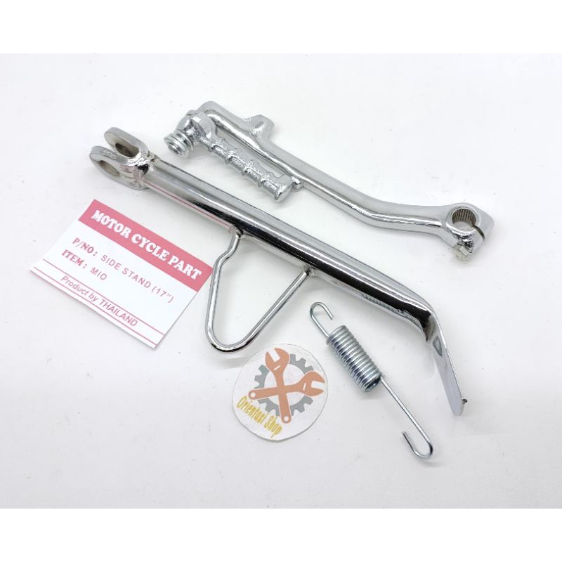 Standar Samping Chrome Ring 17 + Selahan Yamaha Matic Mio Xeon Nouvo Mio J Dll