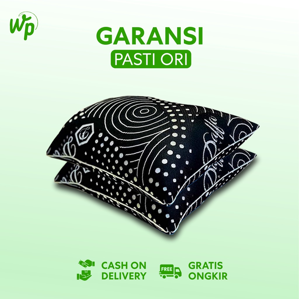 BANTAL GULING DAFFA JUMBO HITAM BLACK SERIES | BANTAL TIDUR HOTEL | 100% ORIGINAL