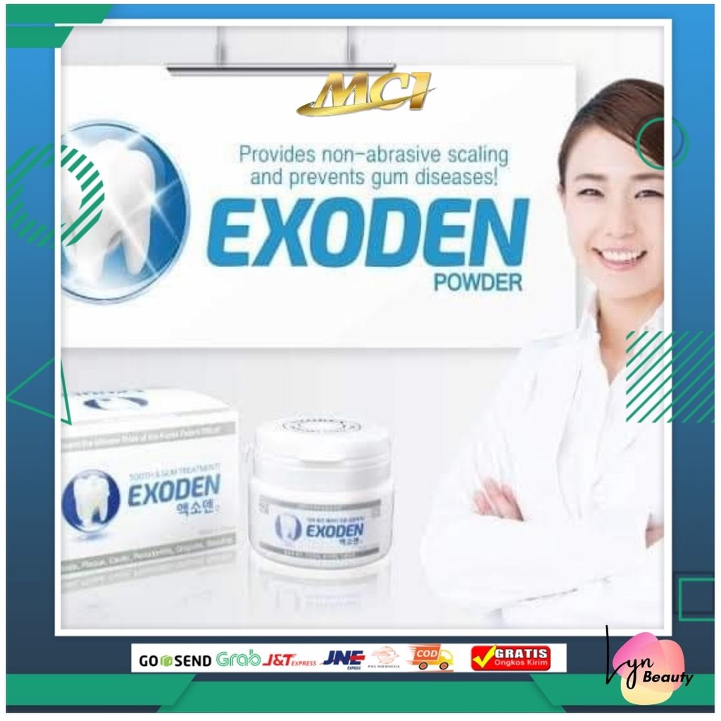 EXODEN MCI ORIGINAL|SERBUK PEMBERSIH GIGI EXODEN MCI