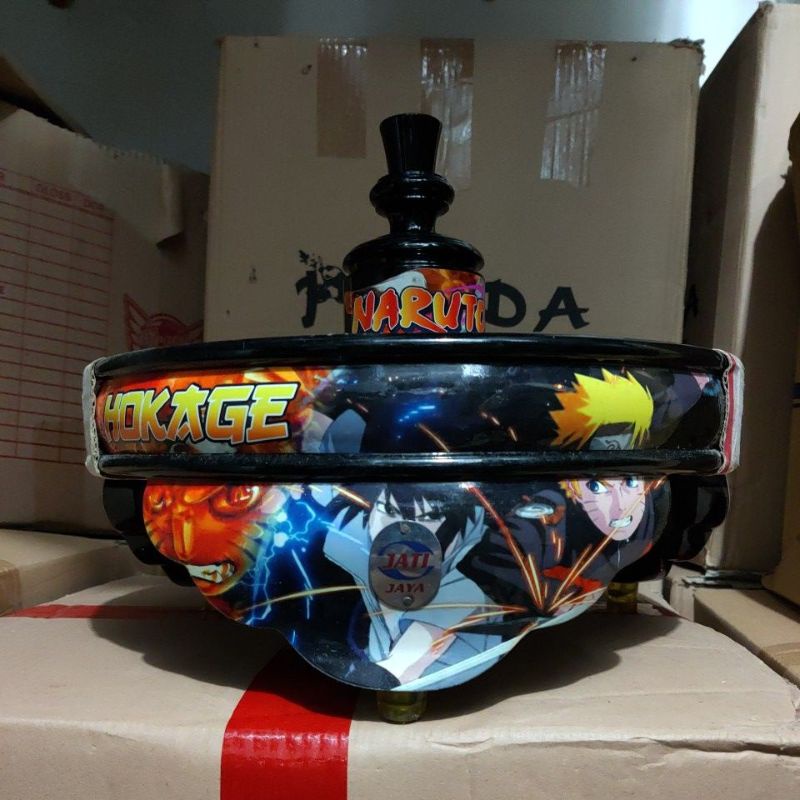 Tebok Lovebird kayu decal Naruto