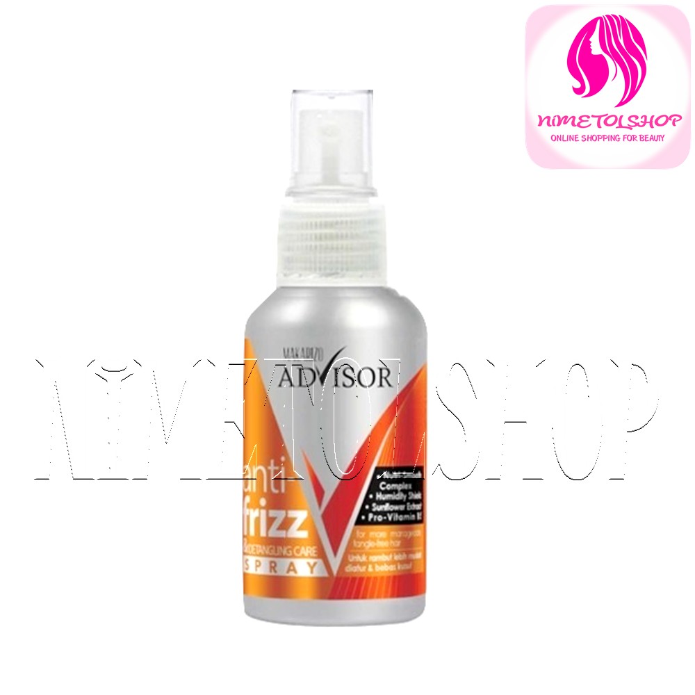  MAKARIZO  Advisor  Anti Frizz 70ml KECIL Vitamin  Rambut  