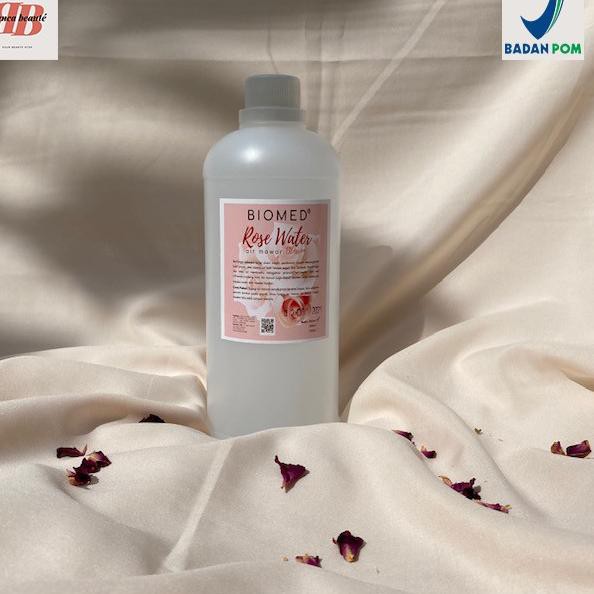 Super Seller-487  Biomed Rose Water Air Mawar 1L/Face Mist/Setting Spray