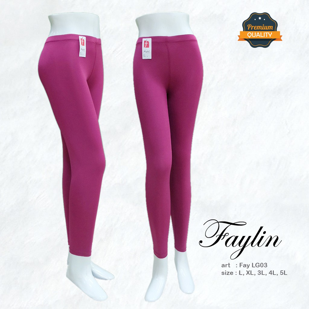 FAYLIN | Celana Leging Panjang Dewasa / Celana Leging Panjang Ketat art Fay LG03