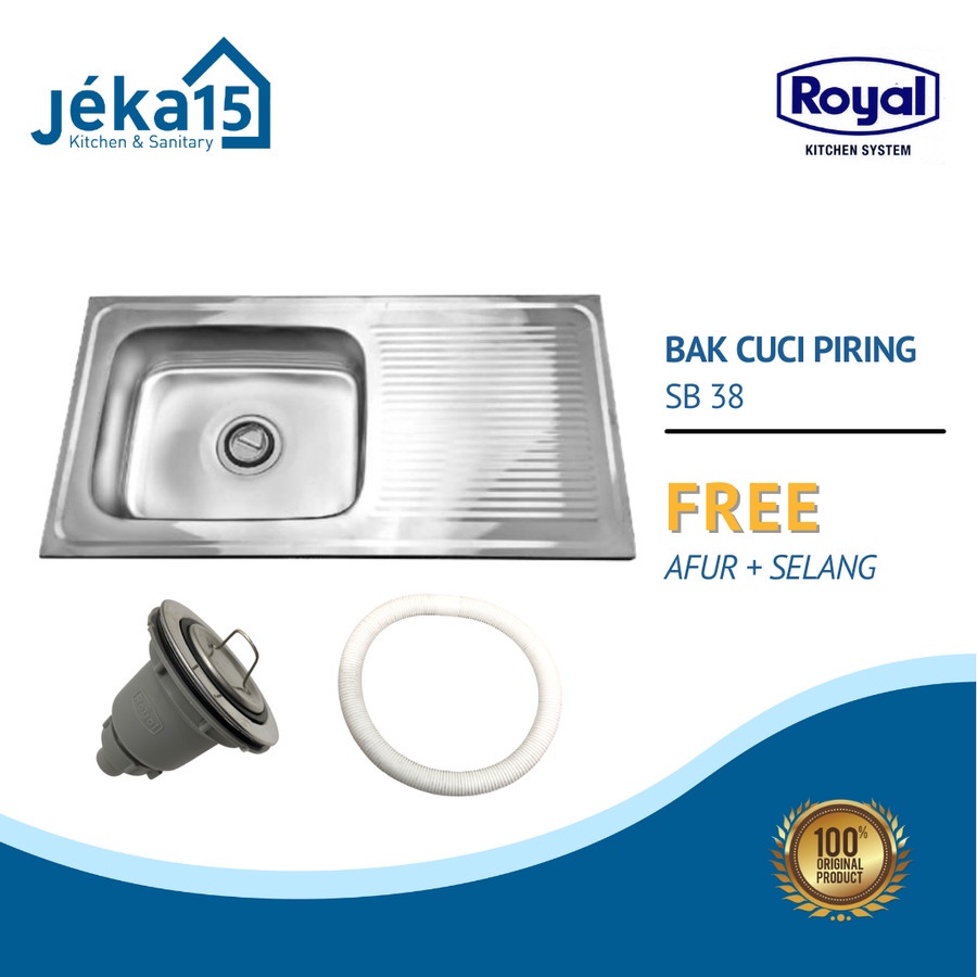 BAK CUCI PIRING | KITCHEN SINK | ROYAL SB-38