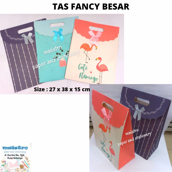 

Terlaris Tas Fancy Besar / Papper Bag / Paper Bag Fancy - Tas Perekat
