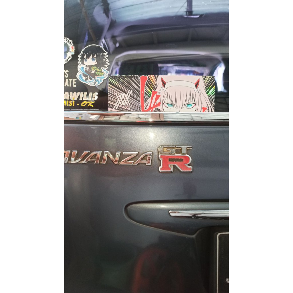 Stiker Sticker Anime Darling In The Franxxx Zero Two Hologram Waifu