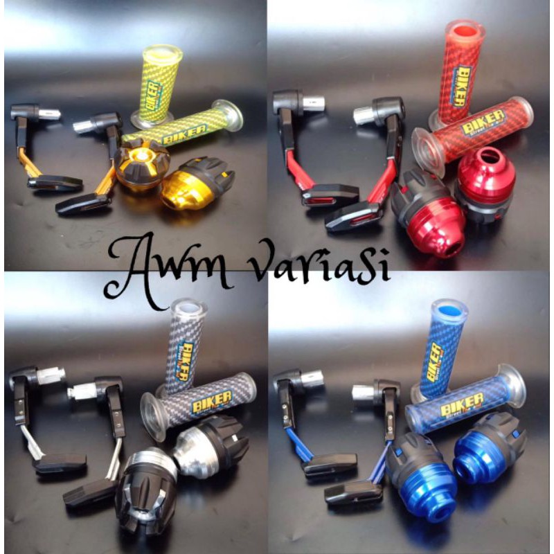 Proguard Robot plus Handgrip Carbon plus Jalu as Roda Depan Universal Motor