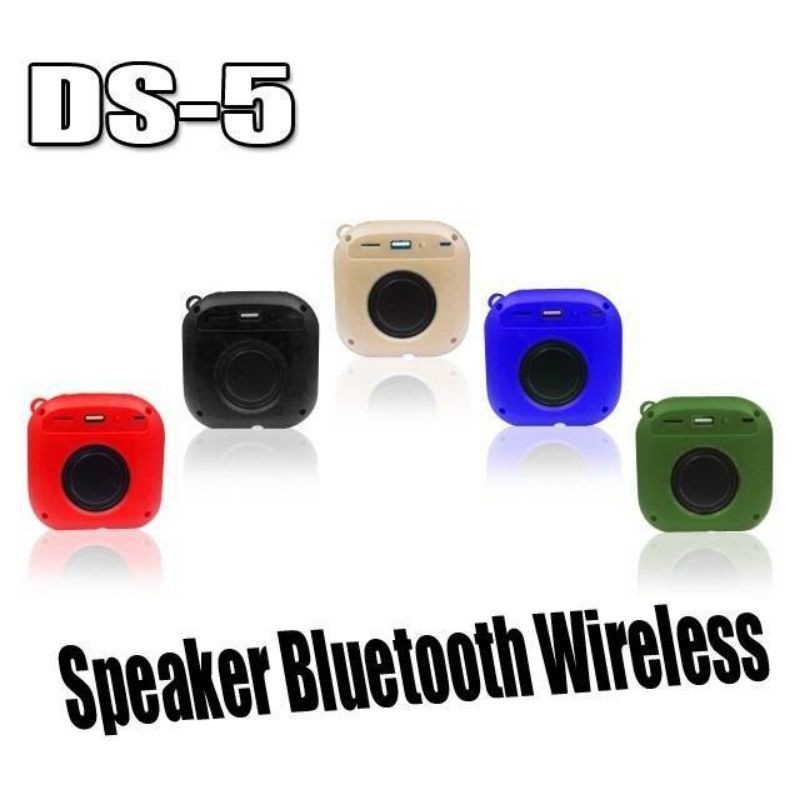 Speaker Mini Music Bluetooth Led Army Chrome