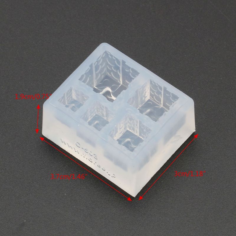 SIY  Mini Size Christmas Gift Box Pendant Silicone Resin Molds Jewelry Making Tools