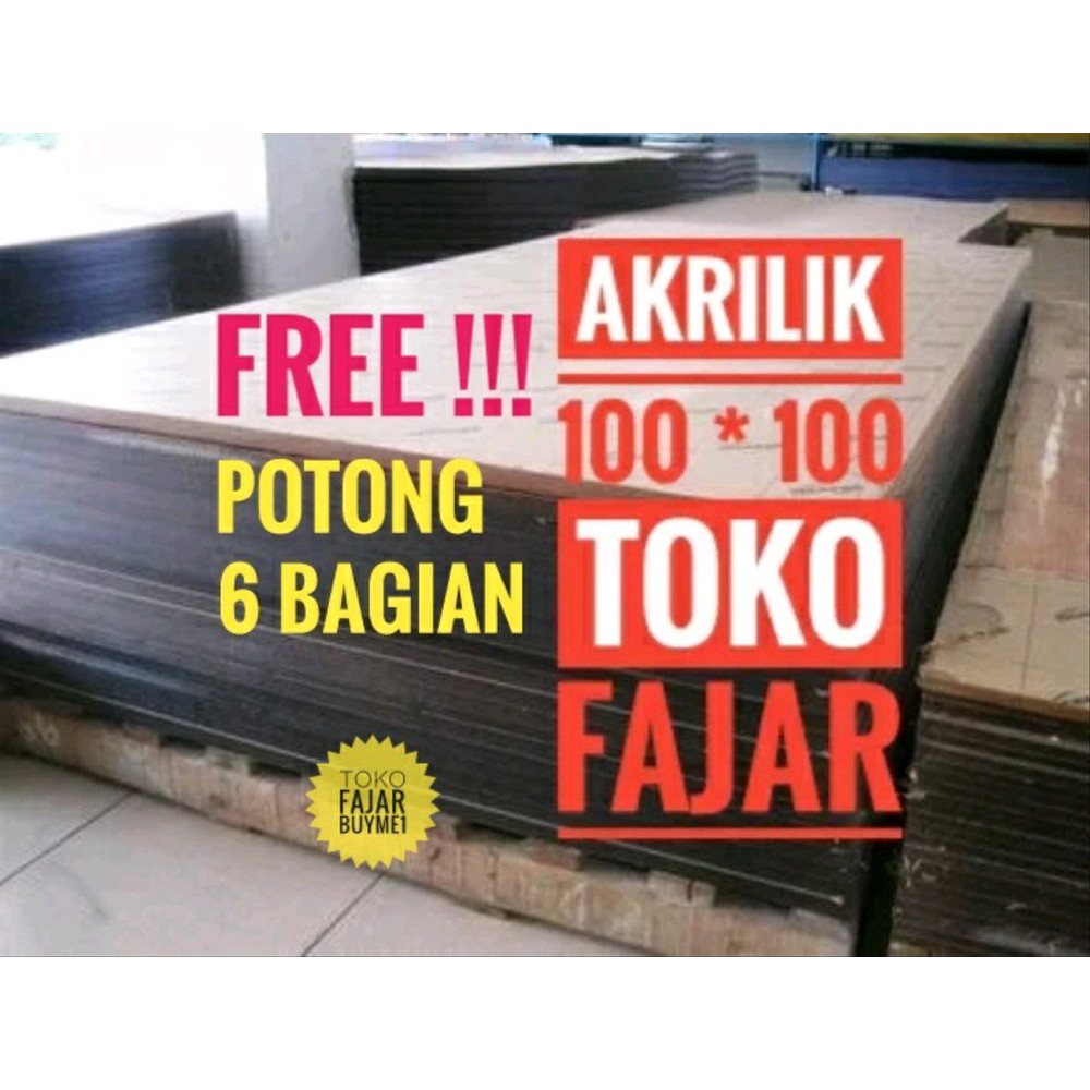 

Dijual AKRILIK LEMBARAN 100 X 100 Diskon