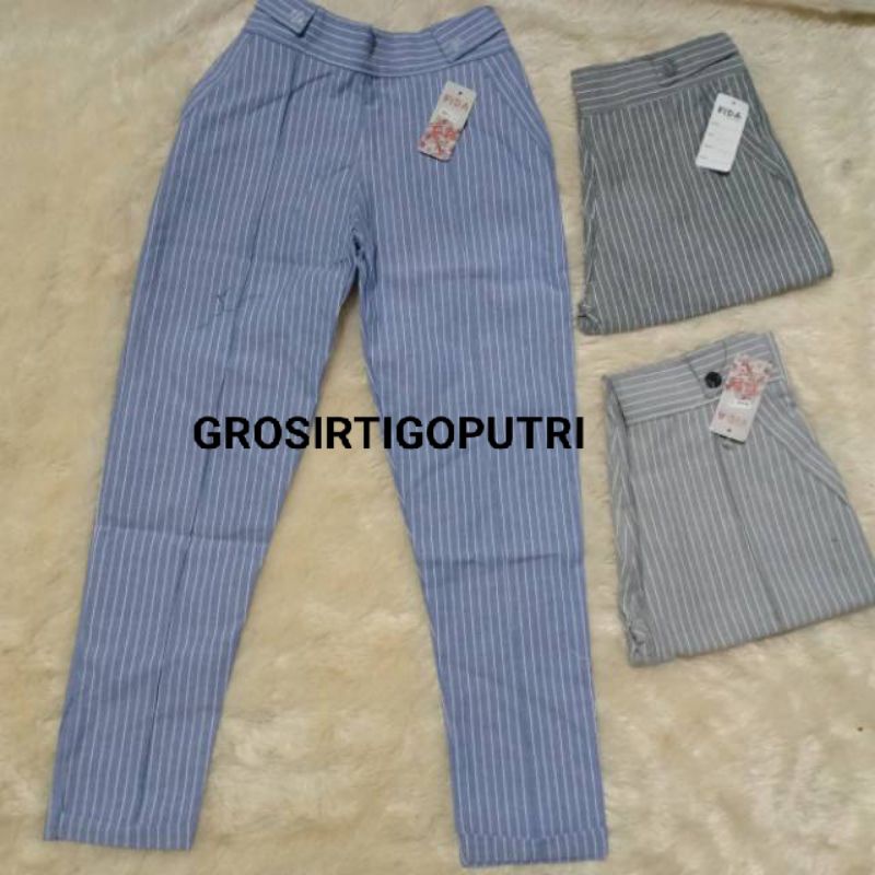 PANTS STRIP SALUR TRADIVARIUS//ANAK TANGGUNG