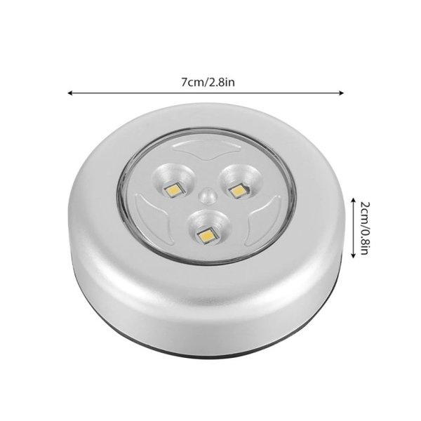 Lampu Sentuh Tempel 3 LED Serbaguna Untuk Interior Mobil Rumah Lemari