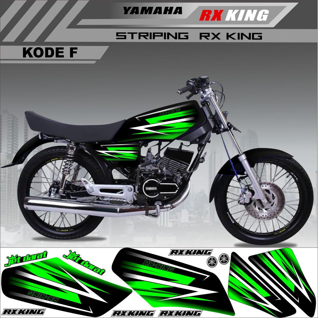 Striping Rx King Variasi/ Stiker Custom Rx King / Sticker Rx King KODE F