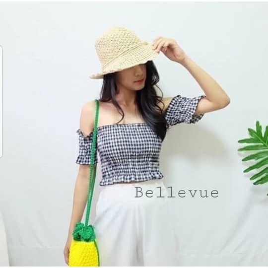 BLOUSE SABRINA / BLOUSE KATUN SABRINA / SABRINA KOTAK / ATASAN SABRINA