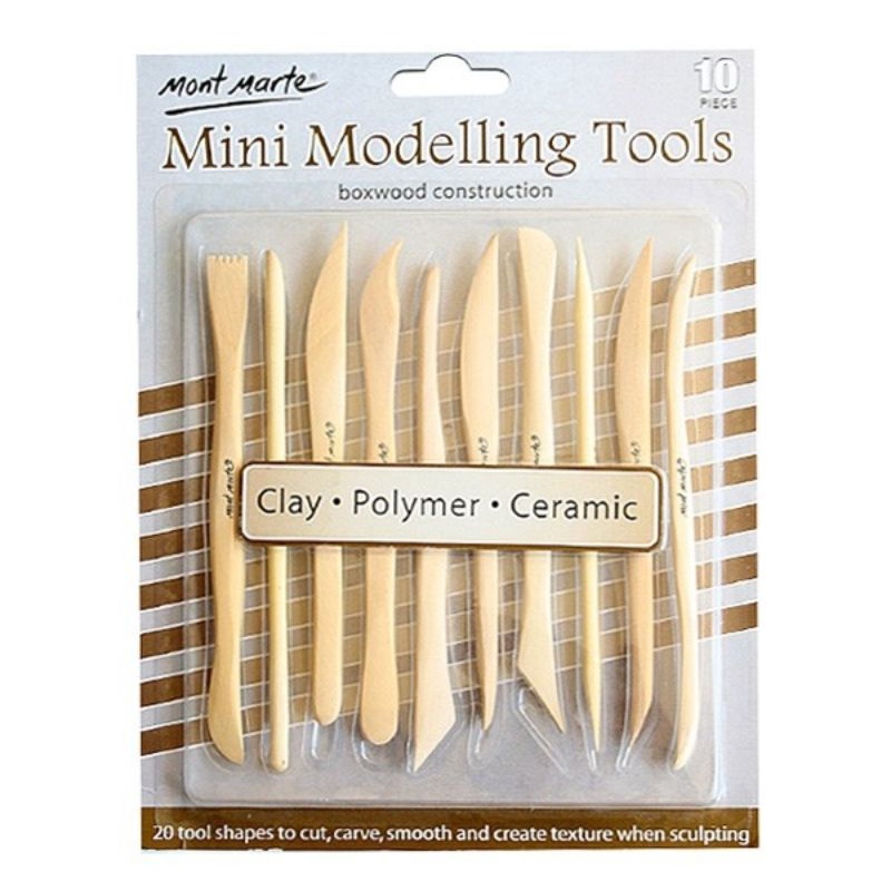 

MONT MARTE MINI MODELLING TOOLS BOXWOOD 1 SET ISI 10