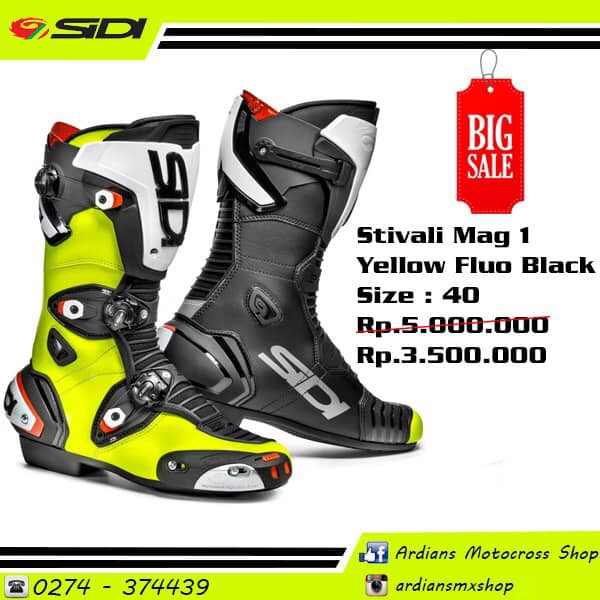 SALE  - SIDI BOOT - STIVALI MAG 1 - ROADRACE GP DRAG