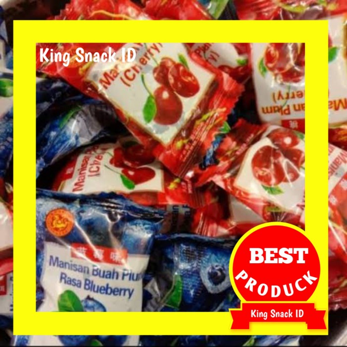 

MANISAN BUAH PLUM CHERRY PLUM BLUEBERRY / CERI BLUBERI / PLAM ASEM