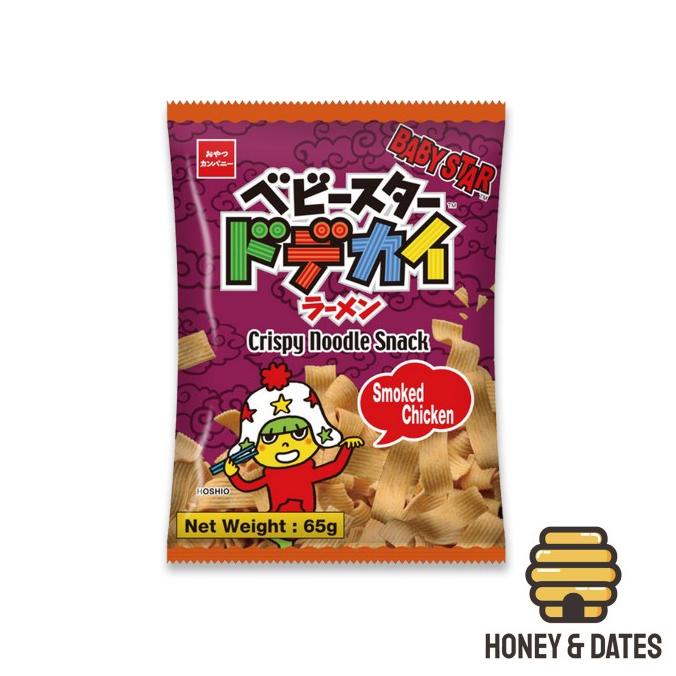 

OYATSU BABY STAR - SNACK MIE LEBAR JEPANG RASA SMOKED CHICKEN - 65 GR