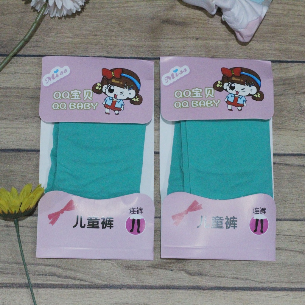 Legging Anak Perempuan Panjang Usia 0 - 2 Tahun / Stocking Impor QQ Baby