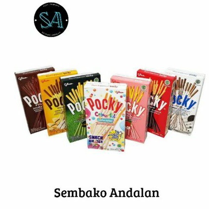 

Glico pocky stick biskuit 47g all varian