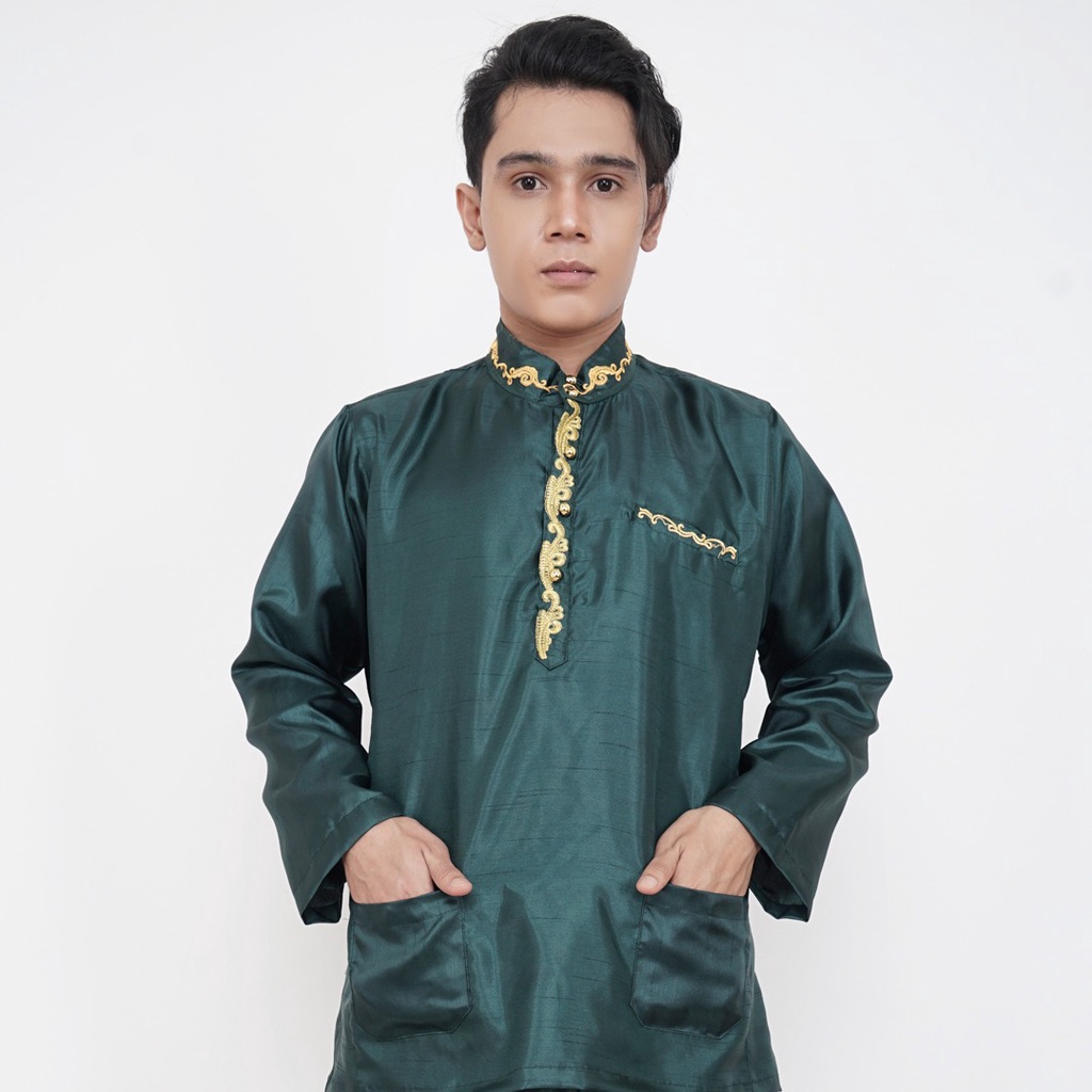 Stelan Baju Koko Teluk Belangan Terbaru/Best Seller