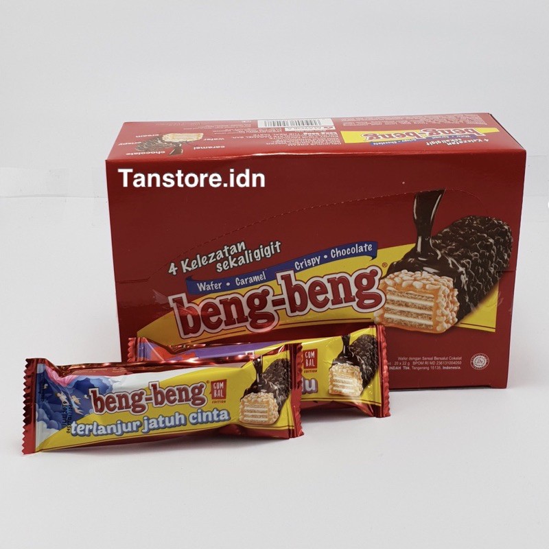 Jual Beng Beng Chocolate Crispy Wafer 25gr X 17pcs | Shopee Indonesia