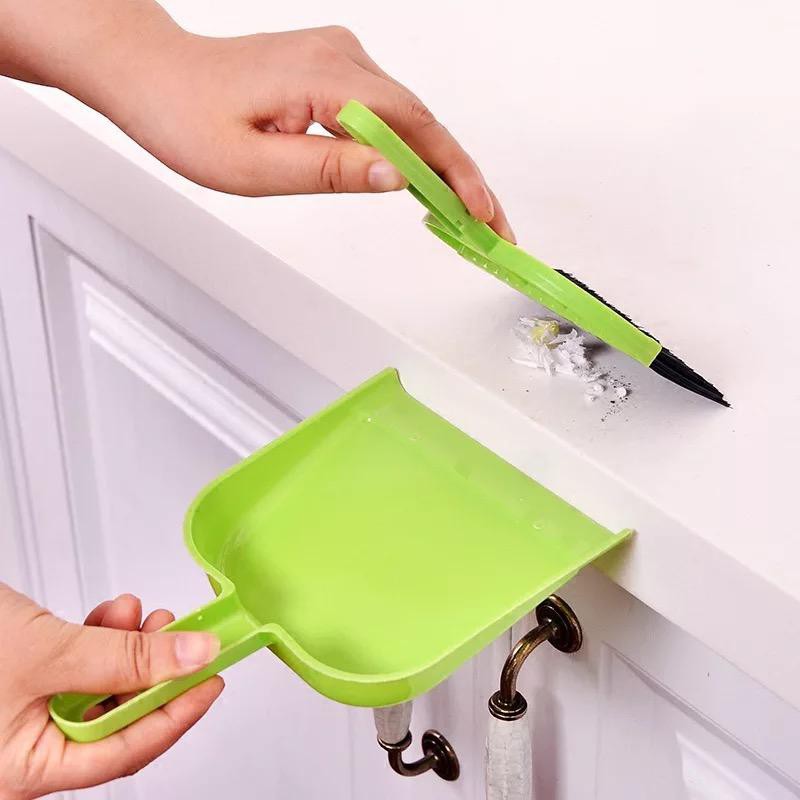 MurmerOfficial R052 Sapu Mini DustPan Serok Cikrak Kecil Mobil Laptop Keyboard Brush Kotoran Debu