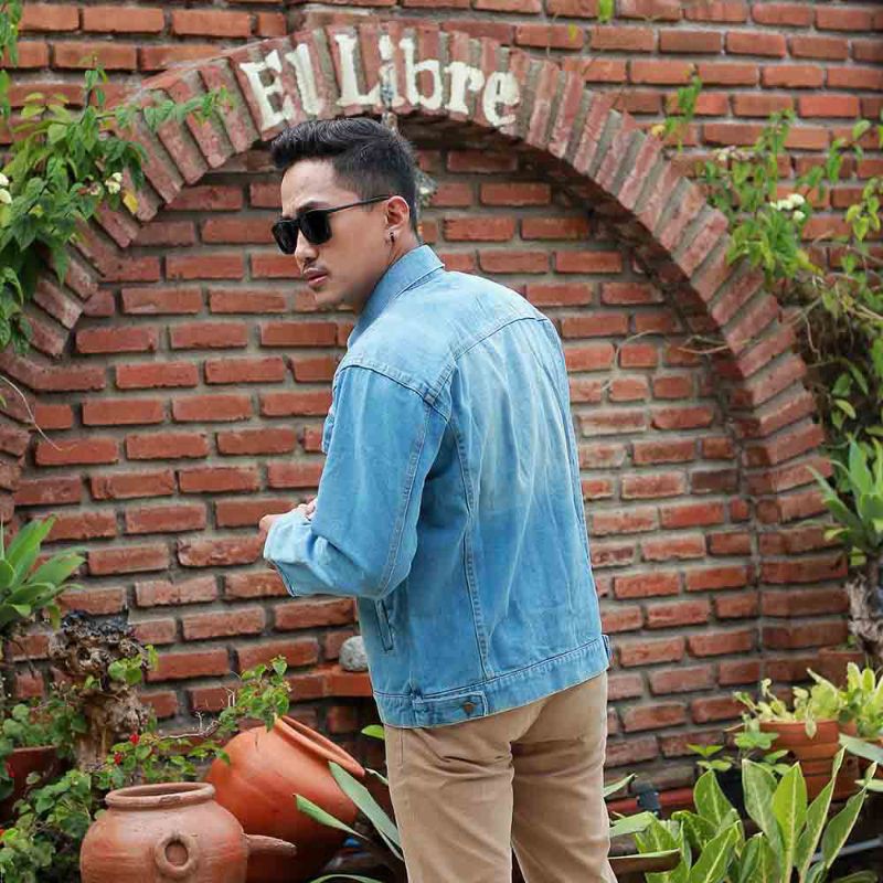 Jaket Jeans Pria Caual Style Denim Dilan Distro High Quality Original