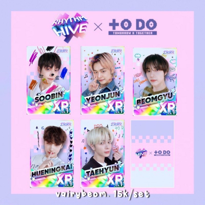 OPEN PO PC HOLOGRAM RHYTHM HIVE TXT
