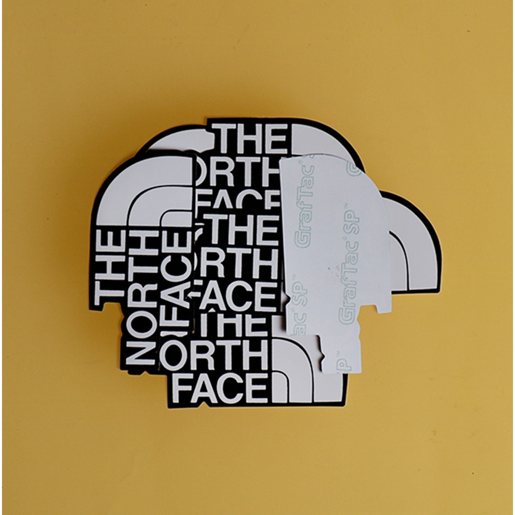 STIKER GRAFTAC - THE NORTH FACE - STIKER AESTHETIC LAPTOP, AKSESORIS HP, ANTI AIR, MOTIF,HELM.